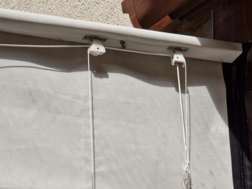 РОЛЬСТАВНИ ДЛЯ БАЛКОНА ТЕРРАСЫ БЕСЕДКА ДЛЯ ПЕРГОЛЫ ПОКРЫТИЕ ЭКРАН ИЗ ПЛЕНКИ 50-99/200см