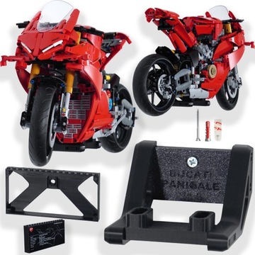 Ducati Panigale V4 S 42202 - Uchwyt Na Ścianę Wieszak Na LEGO Motocykl