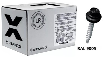 Wkręty FARMERY ETANCO czarne 9005 - 4,8x28 mm 250szt