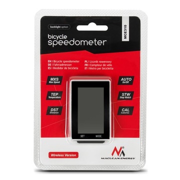 БЕСПРОВОДНОЙ РЕГИСТРАТОР ВЕЛОСИПЕДА С ПОДСВЕТКОЙ 16 В 1