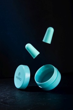 Беруши Haspro Super Soft Giga Tube, 50 пар, мятные