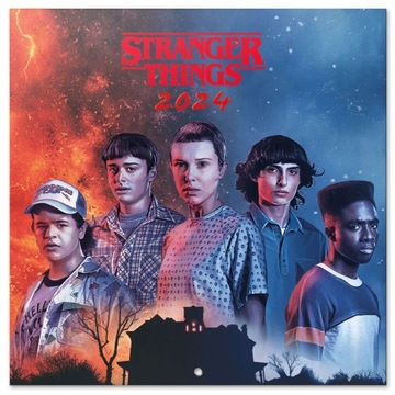 Kalendarz Stranger Things na ścianę 2024 rok
