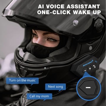 Bluetooth-ГАРНИТУРА ДЛЯ МОТОЦИКЛОВОГО ШЛЕМА БЕСПРОВОДНОЙ ИНТЕРКОМ
