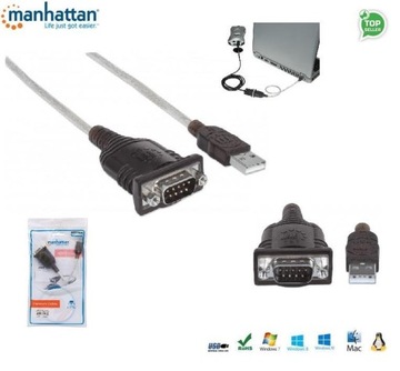 Кабель-переходник Manhattan USB/COM RS232 0,45 м