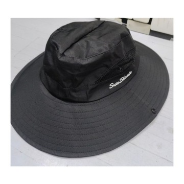 ВОДОНЕПРОНИЦАЕМАЯ САДОВАЯ ШЛЯПА, С УФ-ЗАЩИТОЙ, РЕГУЛИРУЕМАЯ ДЛЯ КЕМПИНГА, ЧЕРНАЯ