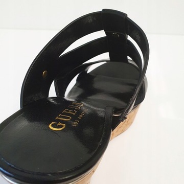 Buty Guess 37,5 na koturnie klapki