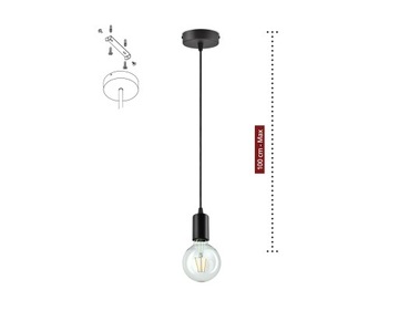 ПОДВЕСНОЙ ПОТОЛОЧНЫЙ СВЕТИЛЬНИК ОТ LOFT EDISON LABYRINTH G95