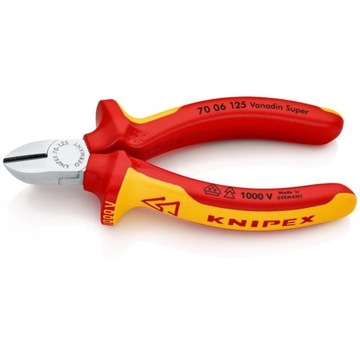KNIPEX Szczypce tnące boczne 70 06 125 VDE