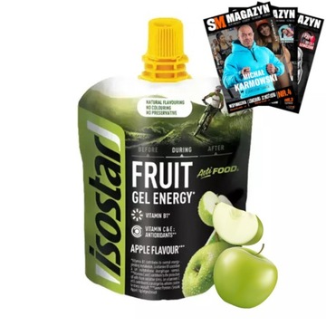 ISOSTAR ACTIFOOD ŻEL ENERGETYCZNY ENERGIA SIŁA WYTRZYMAŁOŚĆ KONDYCJA 90 g