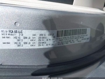 Chrysler Pacifica II 2018 Chrysler Pacifica 2018 CHRYSLER PACIFICA HYBRID LIMITED 3.6 Benzyna 260KM, zdjęcie 12