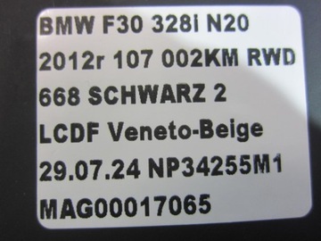 BMW 3 F30 F31 KRYT SPODNÍ PODBĚH NÁRAZNÍKU PRAVÉ 7260740 51717260740