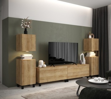 Meblościanka Nowoczesna Salon Meble N106 1A