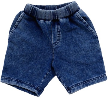 Spodenki Chłopięce dekatyzowane a'la jeans niebieskie kieszenie GAMET 134