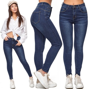 106_ 4XL/48 _Spodnie jeans rurki - M.SARA