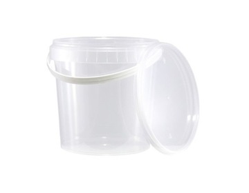 WIADERKO WIADRO PLASTIKOWE Z POKRYWĄ 5L RED PLAST