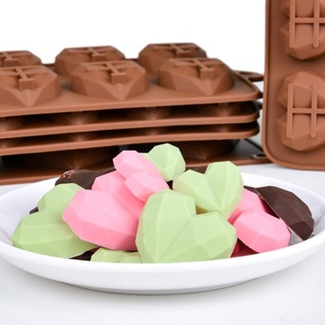 Силиконовая форма HEARTS форма для маффинов HEART MONOPORTION TECHNO MUFFIN