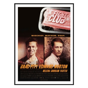 Бойцовский клуб 1999, постер Брэда Питта и Эдварда Нортона