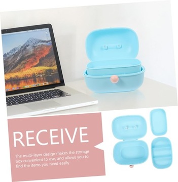 Пластиковый ящик для хранения ювелирных изделий для девочек