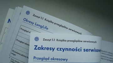 Сервисная книжка VW Golf Польша, новая, оригинал, 09/2003 г.