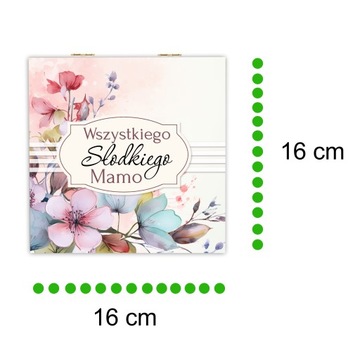 Деревянная подставка для чая, подарок ко Дню матери, замечательная шкатулка с принтом.