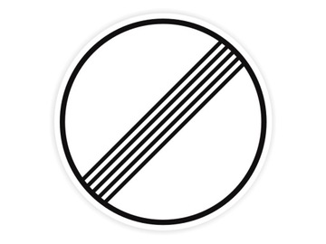 Naklejka na auto szybę Autobahn Autostrada speed limit *12cm