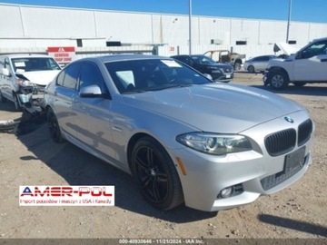 BMW Seria 5 F10-F11 2014 BMW Seria 5 BMW F10 550i, od ubezpieczalni 4.4 Benzyna 445KM