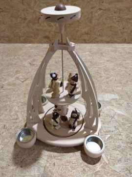 Адвент фигурка снеговика, подсвечник Dekohelden24