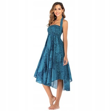 ЮБКА МАКСИ С ЦВЕТОМ, ДЛИННОЕ ПЛАТЬЕ В БОХО