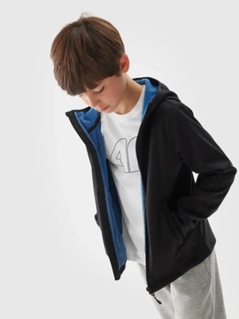 СПОРТИВНАЯ КУРТКА ИЗ СОФТШЕЛЛА С КАПЮШОНОМ ДЛЯ МАЛЬЧИКОВ 4F AW24M269
