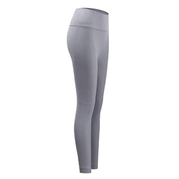 Legginsy gimnastyczne Solid Hip do jogi Compression Grey S