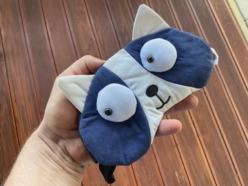 МАСКА ДЛЯ РАССЛАБЛЕНИЯ ГЛАЗ ДЛЯ РАССЛАБЛЕНИЯ котенка кошки ОЛДМАН НА Резинке