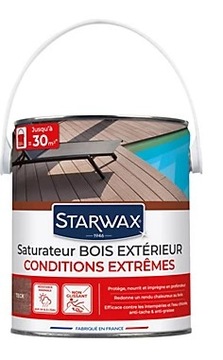 STARWAX Aplikacja na tarasy - Drewno tekowe - 2,5L