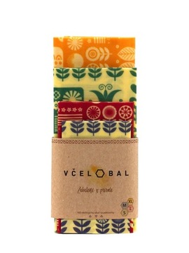 VČELOBAL - serwetka woskowa - Blooming Combo (S, M, L, XL)