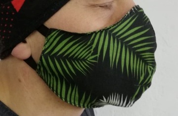 Maska Maseczka na twarz bawełna ochrona Kropeczka