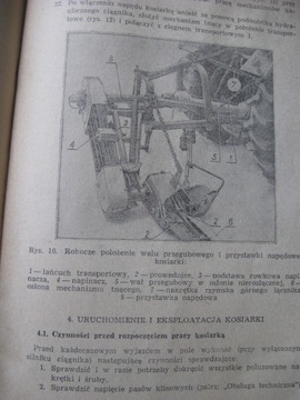 Kosiarka Z 034 OSA-2 zawieszona na ciągnik URSUS, ZETOR Instrukcja obsługi