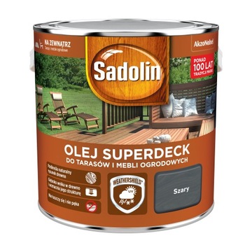 SADOLIN SUPERDECK OLEJ 2,5l SZARY