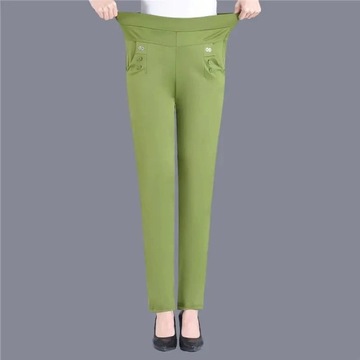 Women Thin Candy Colors Stretch Classic Pants Stra