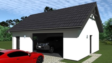 PROJEKT GARAŻU DWUSTANOWISKOWEGO G2131