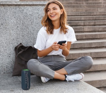Динамик BUXTON Bluetooth v5.0 USB-C тип C AUX 20 Вт TWS SBC IPX7
