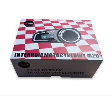 МОТОЦИКЛОВЫЙ ИНТЕРКОМ MaxTo M2C ЗОЛОТОЙ ПОЛЬСКИЙ ЛЕКТОР