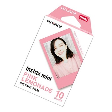 10 пленок Fujifilm Instax Mini Pink Lemon Cartridge 10 фотографий