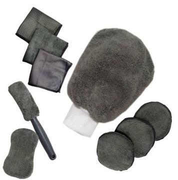 Zestaw akcesoriów do autodetailingu z Mikrofibry