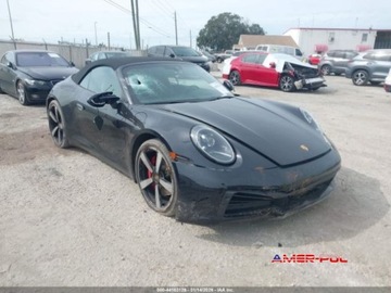 Porsche 911 992 2020 Porsche 911 2020 r., 3,0L CARRERA 4S CABRIOLET 3.0 Benzyna 443KM