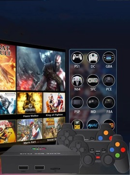 ИГРОВАЯ ПРИСТАВКА ДЛЯ ТЕЛЕВИЗОРА В РЕТРО-ИГРЕ HDMI ИГРОВАЯ ПРИСТАВКА ПЛЮС 64 ГБ 40 000 ИГР PS/N64/PSP ИГРОВАЯ ПРИСТАВКА