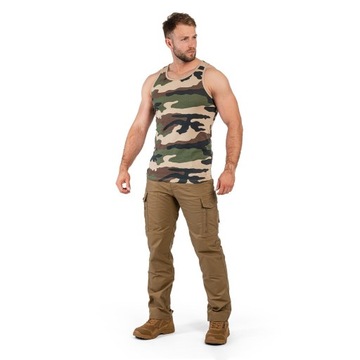 Koszulka bez rękawów bezrękawnik moro Mil-Tec Tank Top CCE Camo L