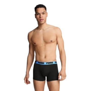 PUMA BOKSERKI MĘSKIE MAJTKI BASIC BOXER 2P CZARNE r.L