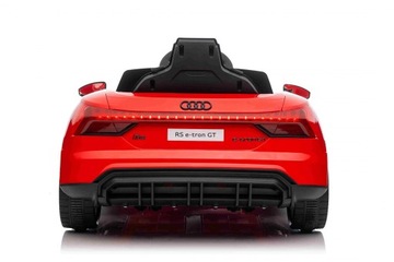 Audi RS E-Tron GT на аккумуляторе Красный + пульт дистанционного управления 4x4 привод Радио MP3 LED