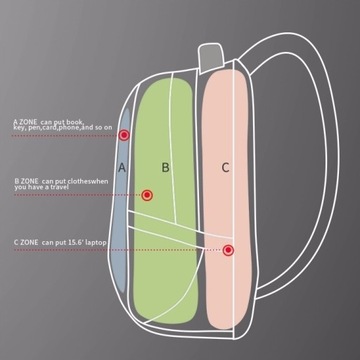 Рюкзак Aoking для ноутбука 15,6 см, очень вместительный USB