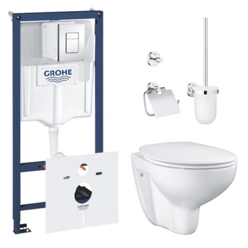 GROHE Stelaż podtynkowy 5w1 Rapid SL miska z deską akcesoria łazienkowe