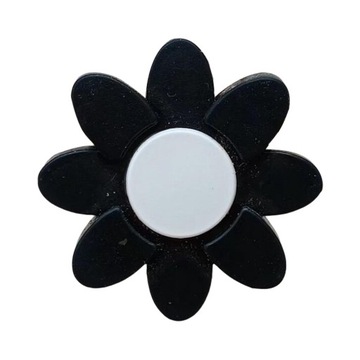 Tennis Racket Vibration Dampener Tennis Racquet Shock Absorber Flower Black
